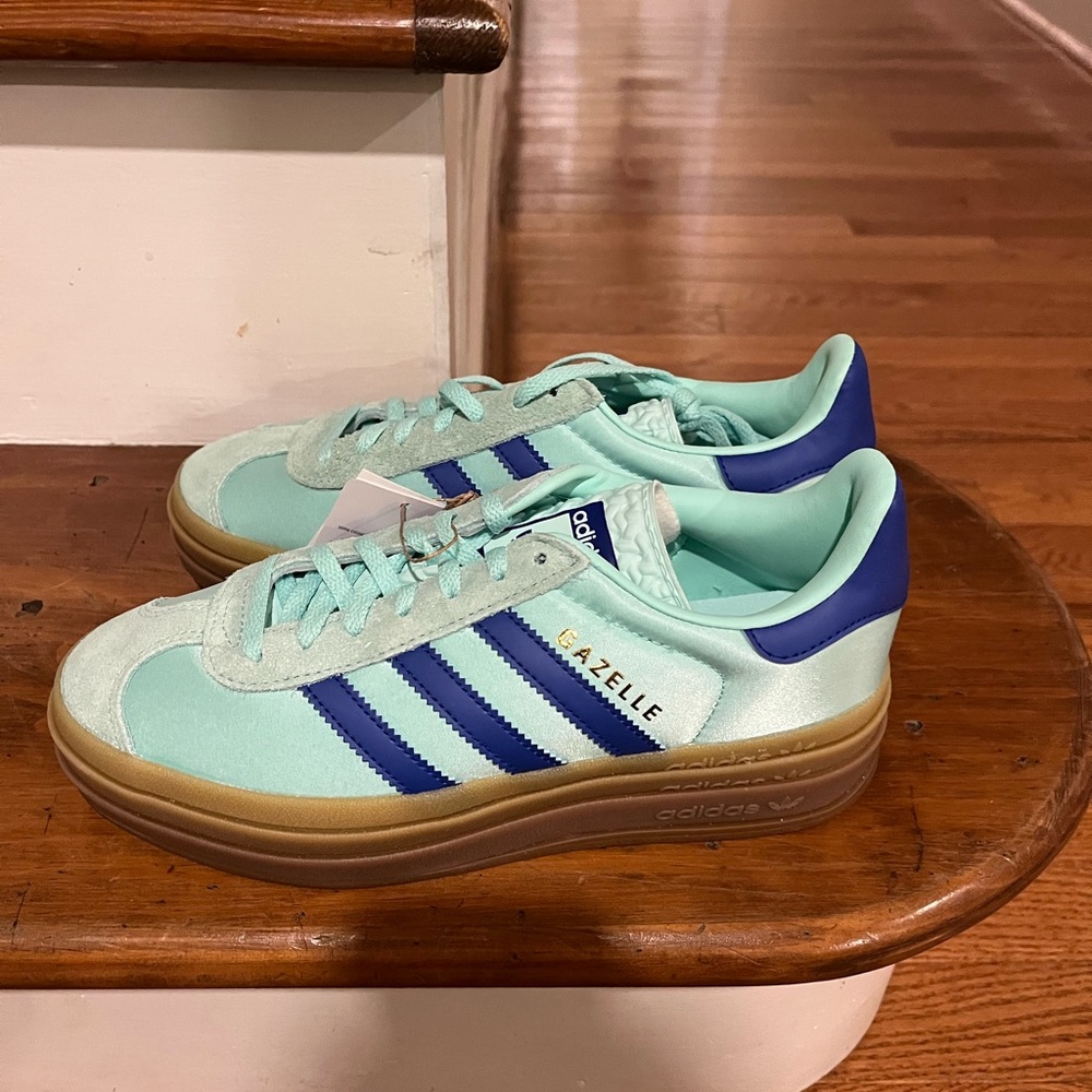 adidas Gazelle Bold platform, size 6.5, Clear Mint, NIB - Picture 10 of 14